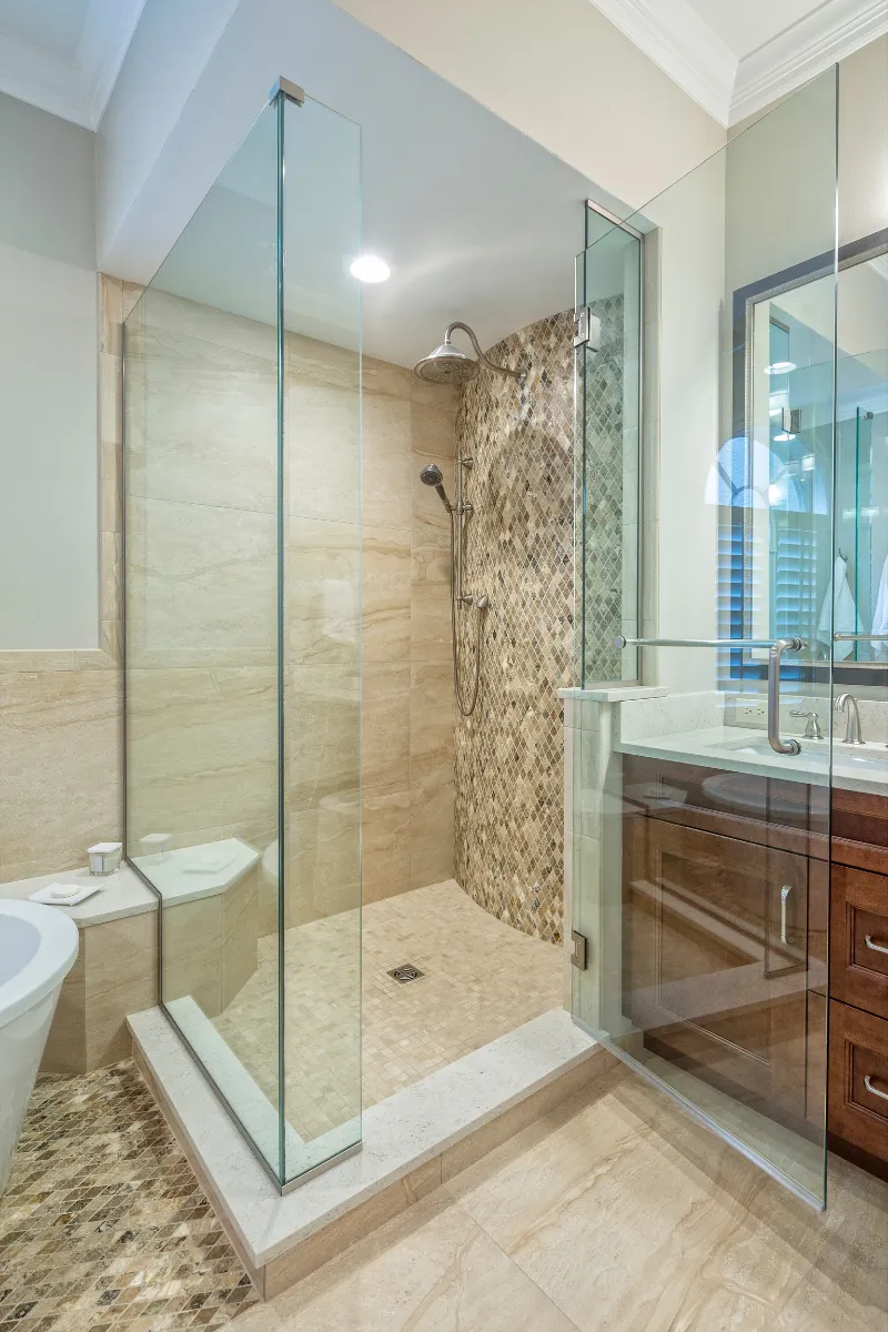 Canceles de baño de cristal templado en Guadalajara